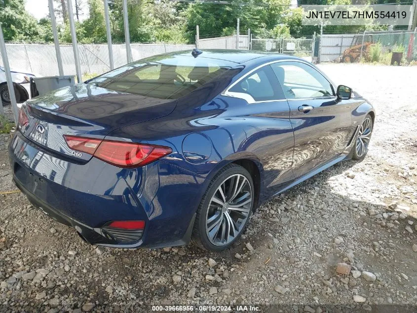 2017 Infiniti Q60 3.0T Premium VIN: JN1EV7EL7HM554419 Lot: 39666956