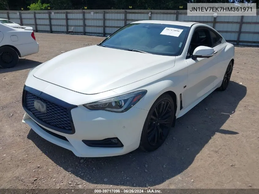 2017 Infiniti Q60 3.0T Premium VIN: JN1EV7EK7HM361971 Lot: 39717096