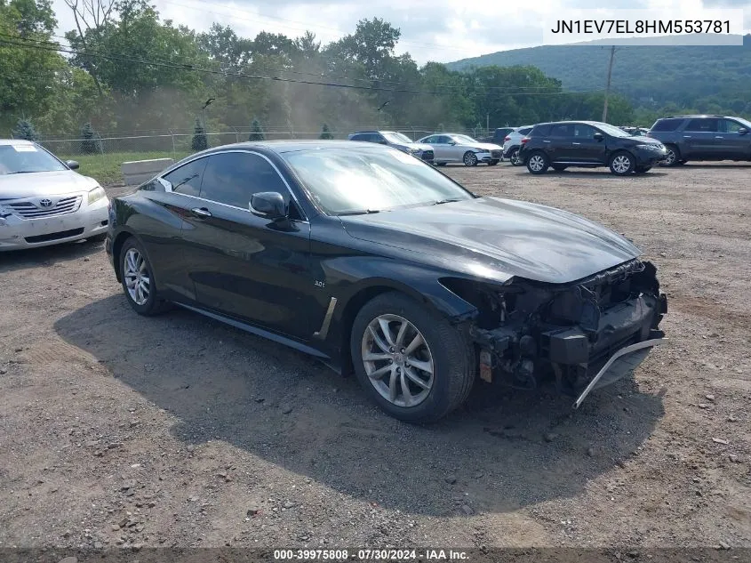 2017 Infiniti Q60 3.0T Premium/3.0T Sport VIN: JN1EV7EL8HM553781 Lot: 39975808