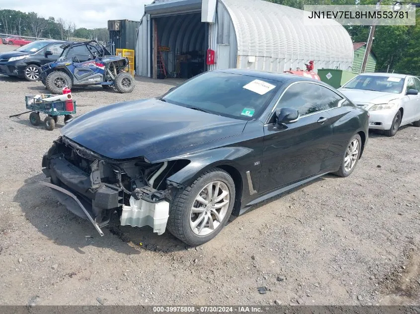 2017 Infiniti Q60 3.0T Premium/3.0T Sport VIN: JN1EV7EL8HM553781 Lot: 39975808