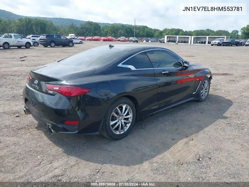 2017 Infiniti Q60 3.0T Premium/3.0T Sport VIN: JN1EV7EL8HM553781 Lot: 39975808