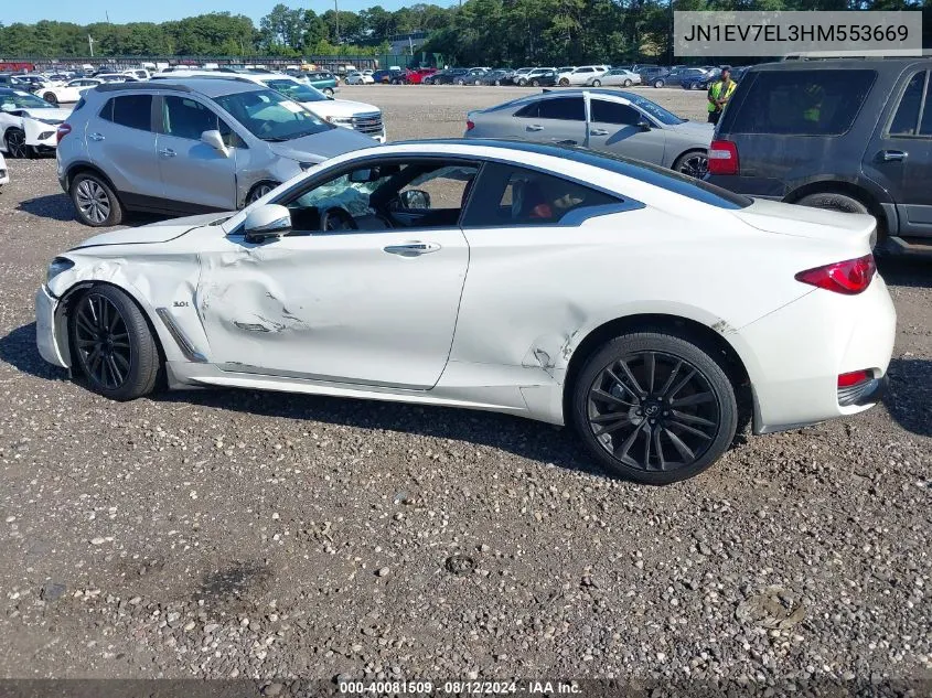 2017 Infiniti Q60 Premium/Sport VIN: JN1EV7EL3HM553669 Lot: 40081509