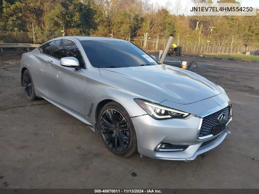 2017 Infiniti Q60 3.0T Premium VIN: JN1EV7EL4HM554250 Lot: 40870011