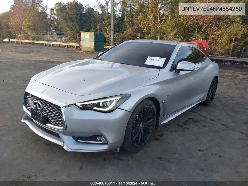 2017 Infiniti Q60 3.0T Premium VIN: JN1EV7EL4HM554250 Lot: 40870011