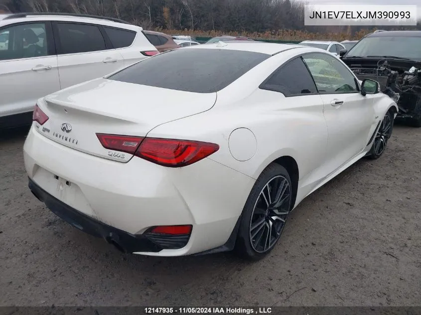 2018 Infiniti Q60 VIN: JN1EV7ELXJM390993 Lot: 12147935