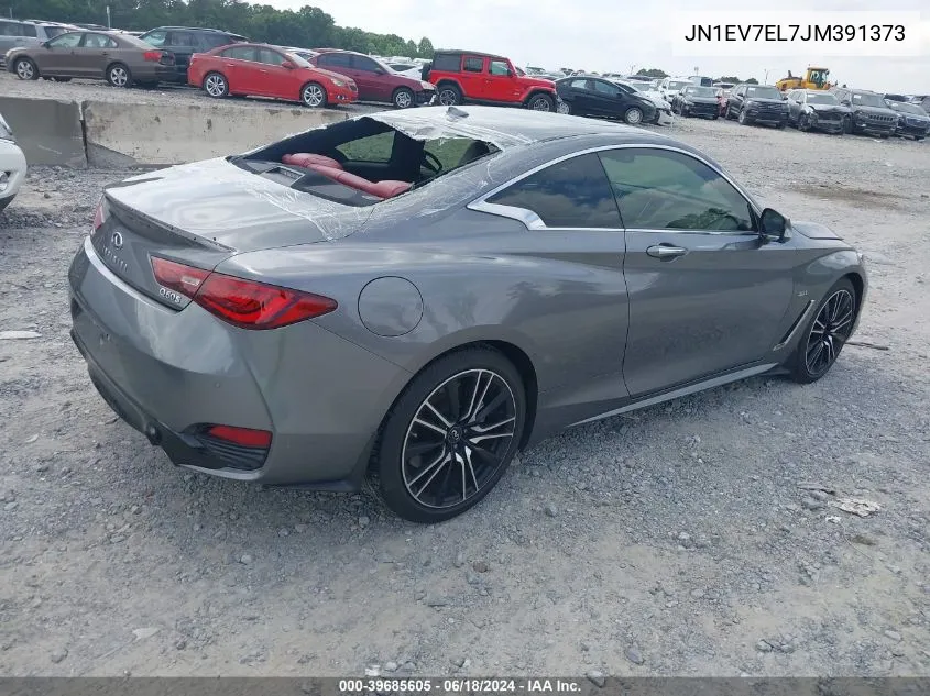 2018 Infiniti Q60 3.0T Sport VIN: JN1EV7EL7JM391373 Lot: 39685605