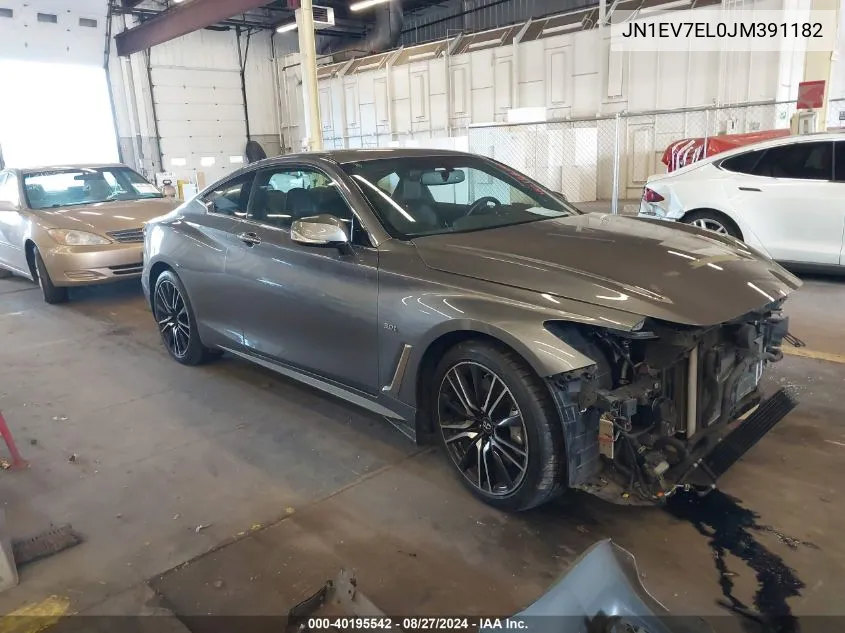 2018 Infiniti Q60 3.0T Sport VIN: JN1EV7EL0JM391182 Lot: 40195542