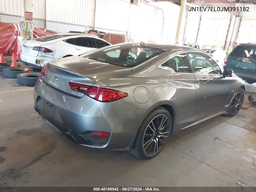 2018 Infiniti Q60 3.0T Sport VIN: JN1EV7EL0JM391182 Lot: 40195542