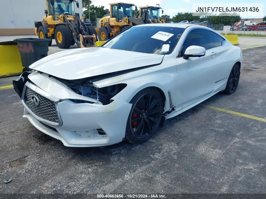 JN1FV7EL6JM631436 2018 Infiniti Q60 3.0T Red Sport 400