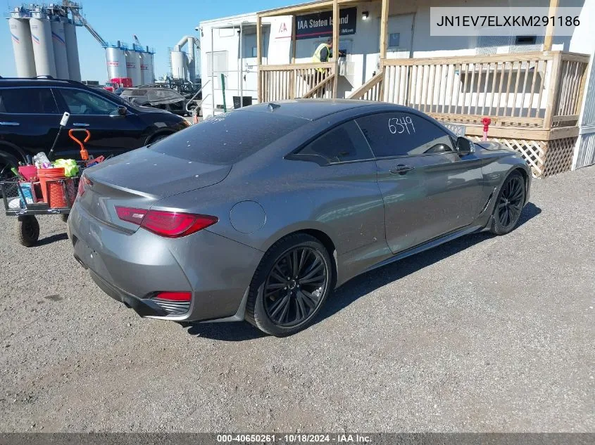 JN1EV7ELXKM291186 2019 Infiniti Q60 3.0T Luxe