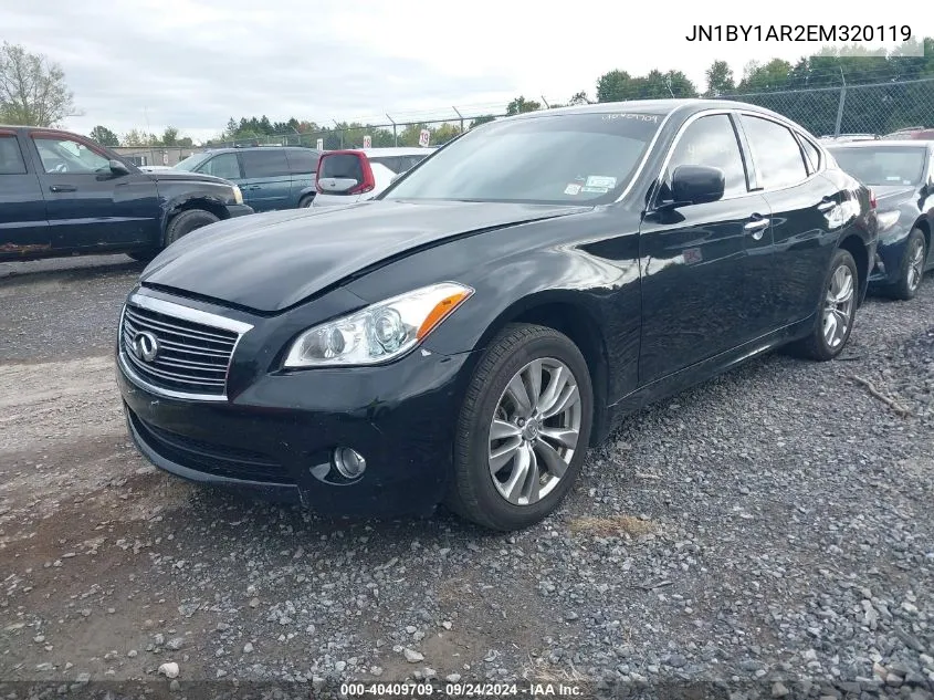 2014 Infiniti Q70 3.7X VIN: JN1BY1AR2EM320119 Lot: 40409709