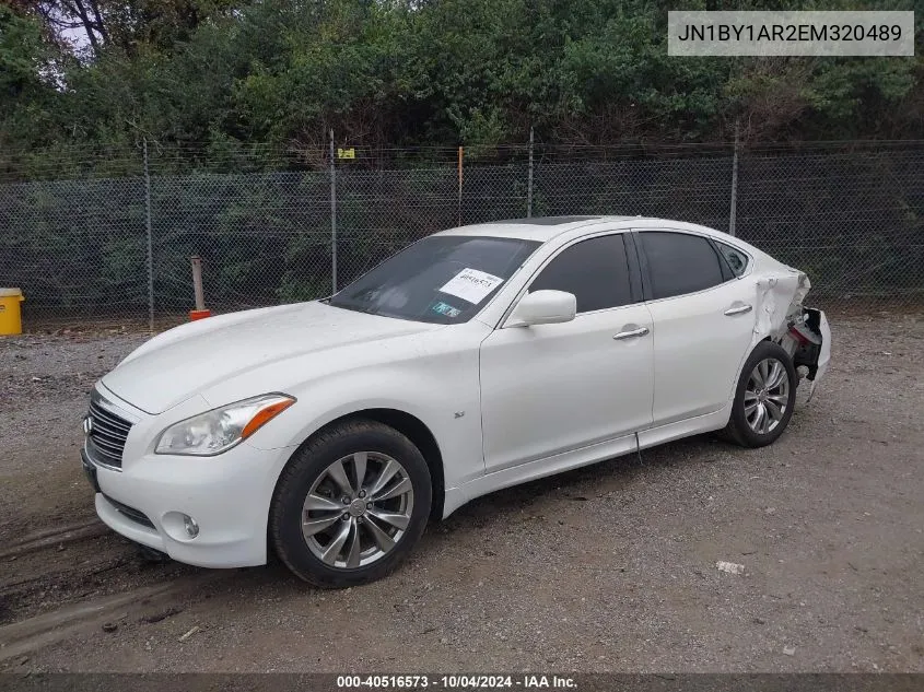 2014 Infiniti Q70 3.7X VIN: JN1BY1AR2EM320489 Lot: 40516573