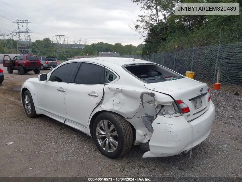 2014 Infiniti Q70 3.7X VIN: JN1BY1AR2EM320489 Lot: 40516573