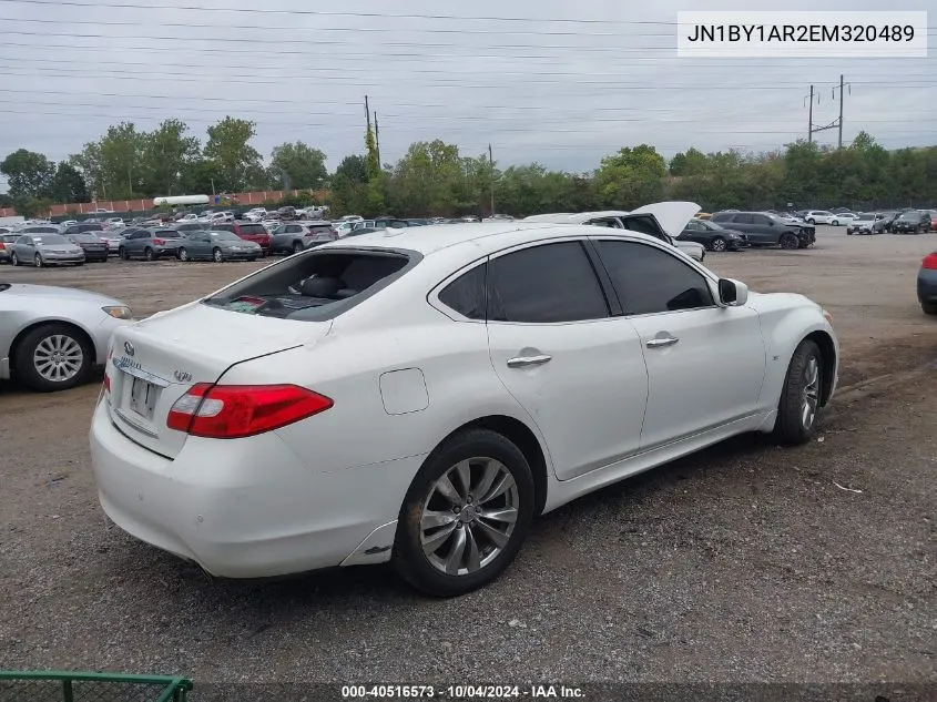 2014 Infiniti Q70 3.7X VIN: JN1BY1AR2EM320489 Lot: 40516573