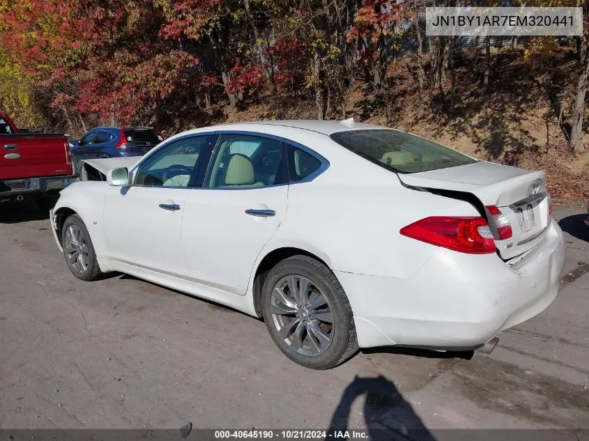 2014 Infiniti Q70 3.7X VIN: JN1BY1AR7EM320441 Lot: 40645190