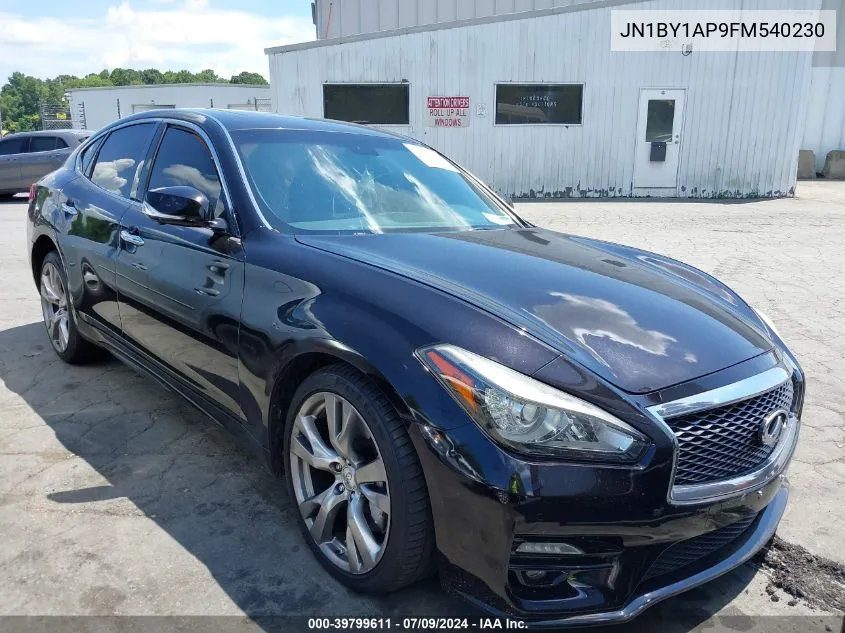 2015 Infiniti Q70 3.7 VIN: JN1BY1AP9FM540230 Lot: 39799611