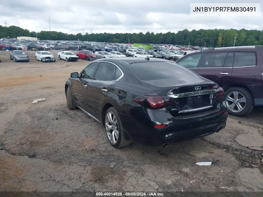 JN1BY1PR7FM830491 2015 Infiniti Q70L 3.7X