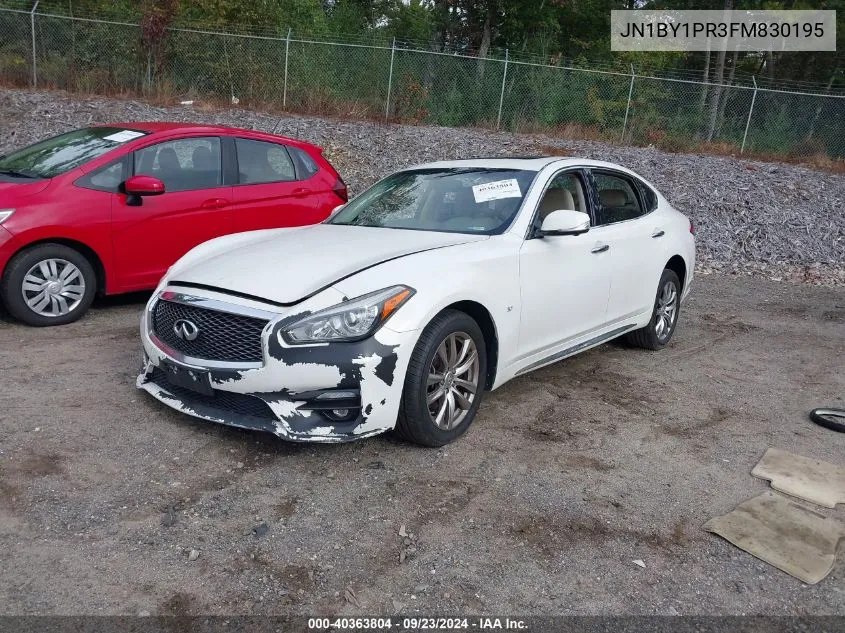 2015 Infiniti Q70L 3.7 VIN: JN1BY1PR3FM830195 Lot: 40363804