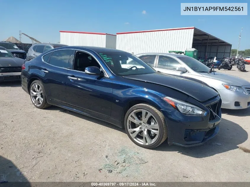 2015 Infiniti Q70 3.7 VIN: JN1BY1AP9FM542561 Lot: 40369797