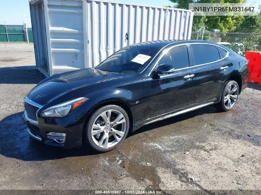 2015 Infiniti Q70L 3.7X VIN: JN1BY1PR6FM831647 Lot: 40515987