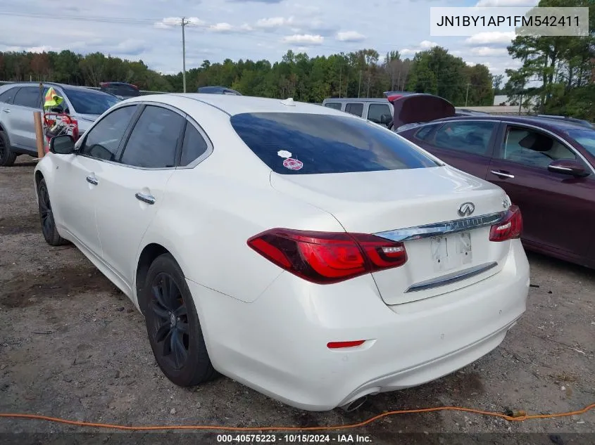 JN1BY1AP1FM542411 2015 Infiniti Q70 3.7