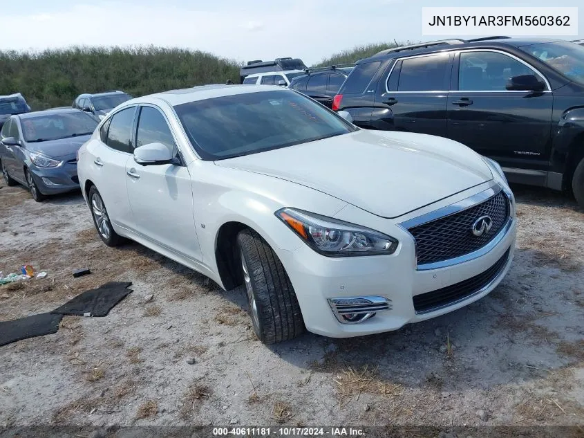 2015 Infiniti Q70 3.7 VIN: JN1BY1AR3FM560362 Lot: 40611181