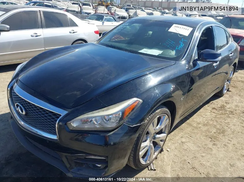 2015 Infiniti Q70 3.7 VIN: JN1BY1AP9FM541894 Lot: 40613161