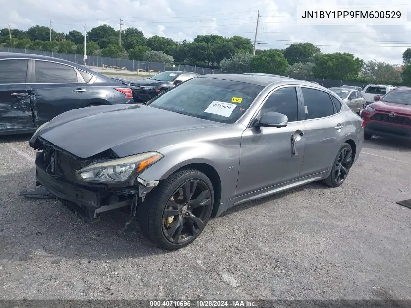 2015 Infiniti Q70L 3.7 VIN: JN1BY1PP9FM600529 Lot: 40710695