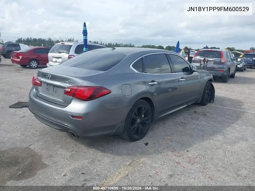 2015 Infiniti Q70L 3.7 VIN: JN1BY1PP9FM600529 Lot: 40710695