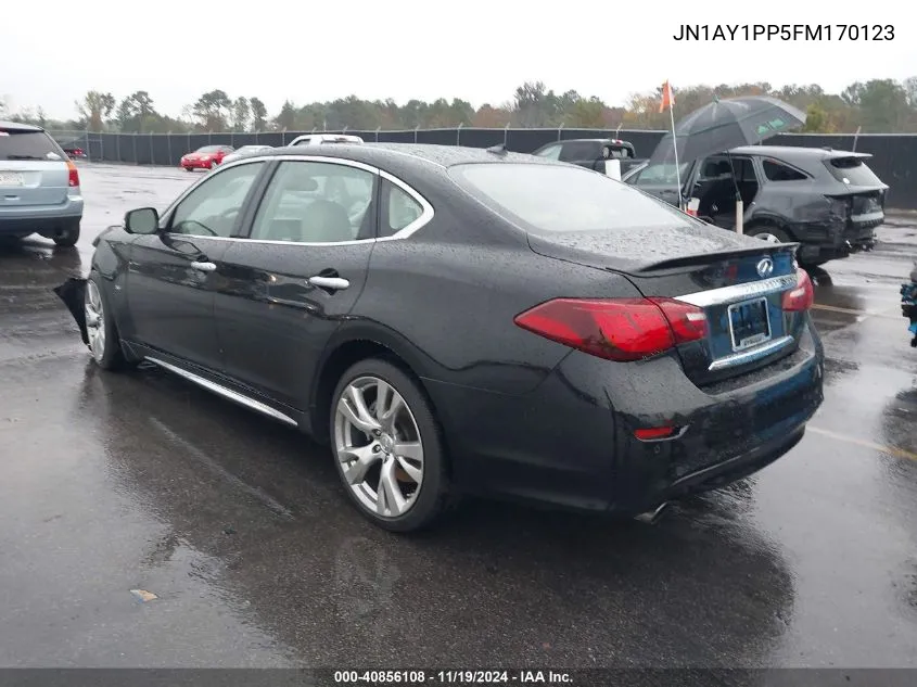 2015 Infiniti Q70L 5.6 VIN: JN1AY1PP5FM170123 Lot: 40856108