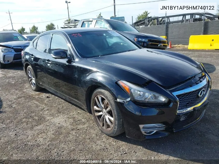 JN1BY1AP5HM740122 2017 Infiniti Q70 3.7