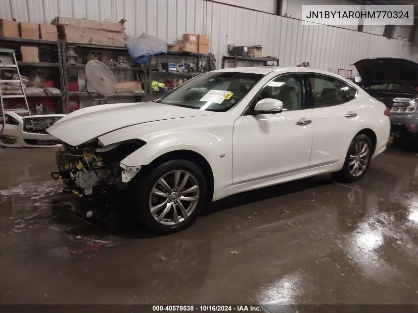 2017 Infiniti Q70 3.7X VIN: JN1BY1AR0HM770324 Lot: 40579538