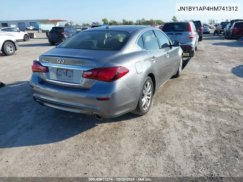 2017 Infiniti Q70 3.7 VIN: JN1BY1AP4HM741312 Lot: 40677274