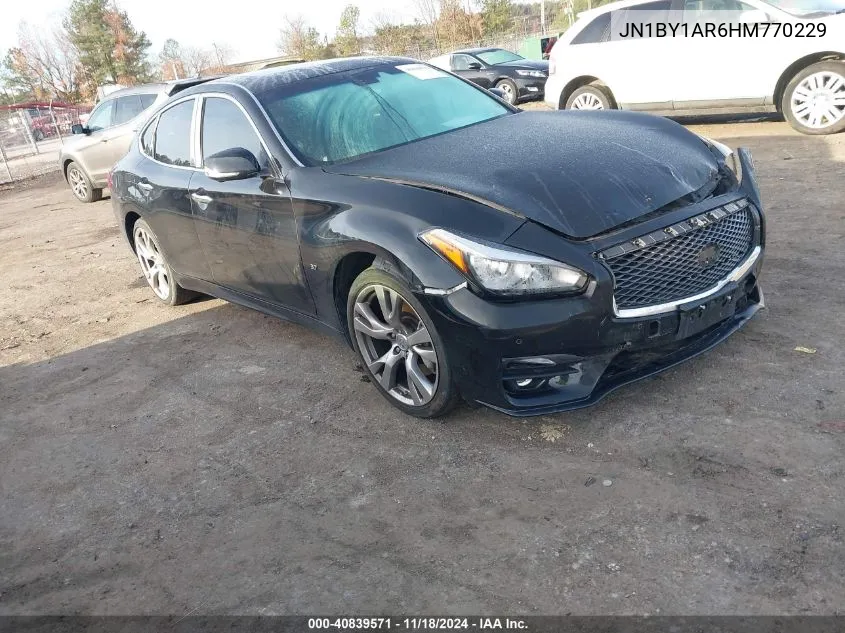 2017 Infiniti Q70 3.7 VIN: JN1BY1AR6HM770229 Lot: 40839571