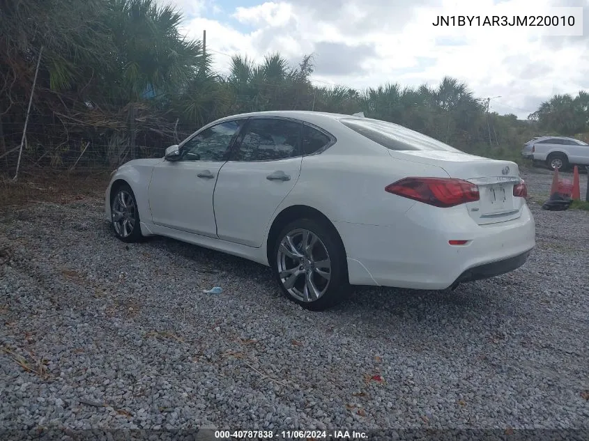 JN1BY1AR3JM220010 2018 Infiniti Q70 3.7X Luxe