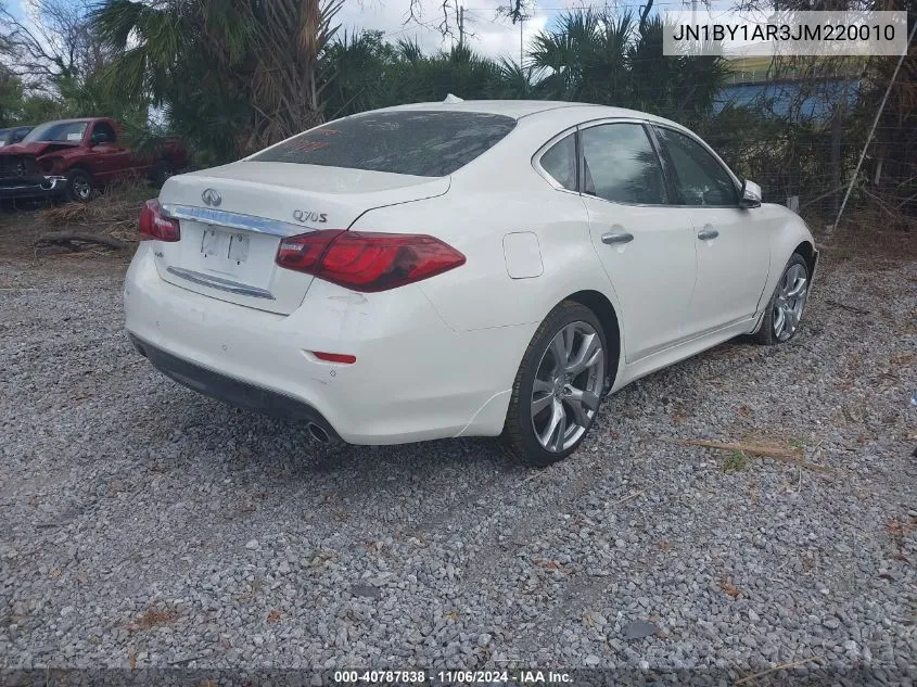 JN1BY1AR3JM220010 2018 Infiniti Q70 3.7X Luxe