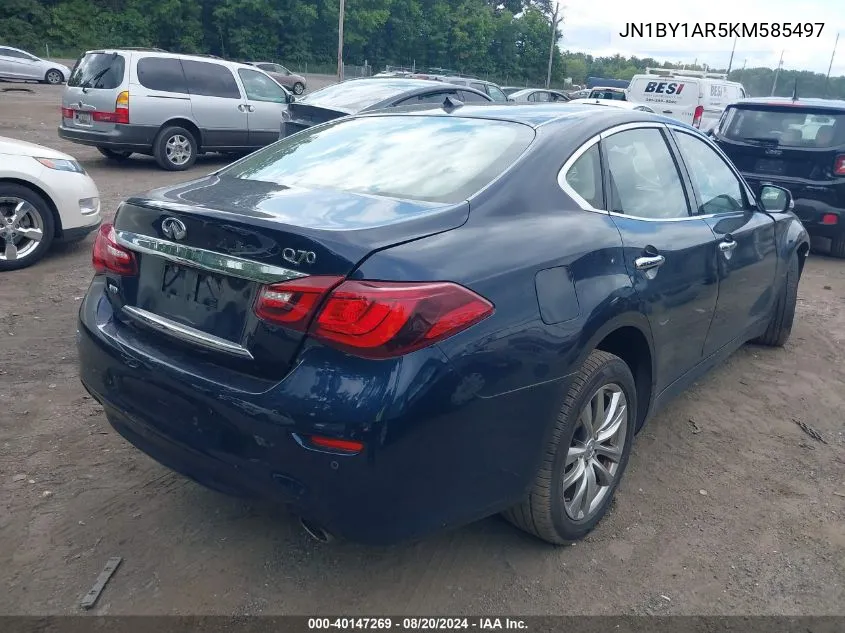 JN1BY1AR5KM585497 2019 Infiniti Q70 3.7 Luxe