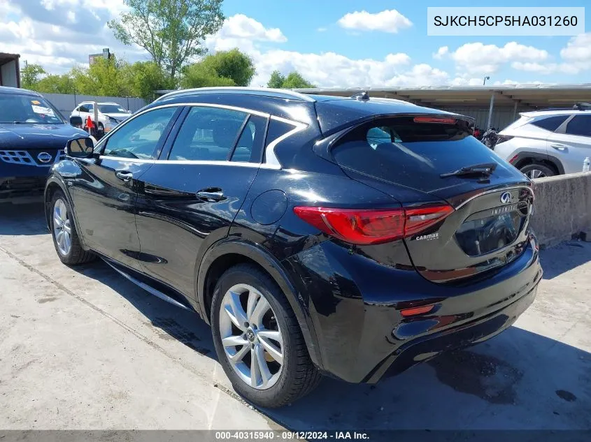 SJKCH5CP5HA031260 2017 Infiniti Qx30 Premium