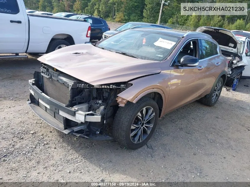 2017 Infiniti Qx30 Premium VIN: SJKCH5CRXHA021230 Lot: 40377158