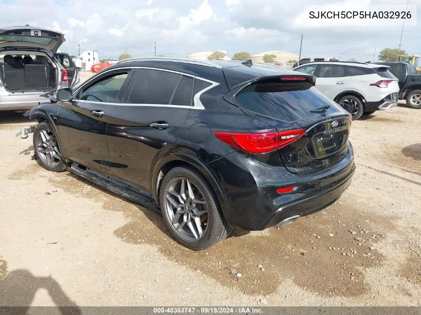 2017 Infiniti Qx30 Premium VIN: SJKCH5CP5HA032926 Lot: 40383747