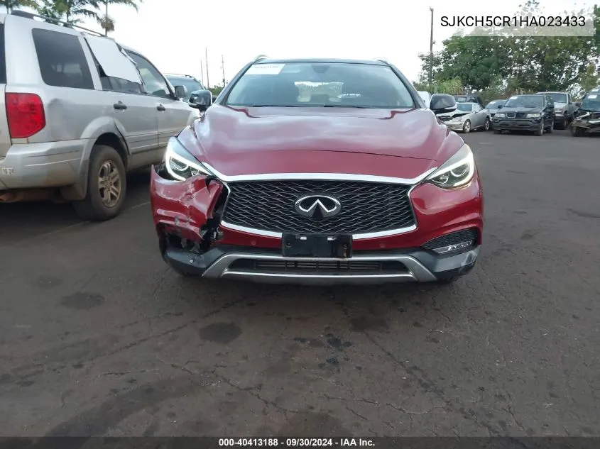 2017 Infiniti Qx30 Premium VIN: SJKCH5CR1HA023433 Lot: 40413188