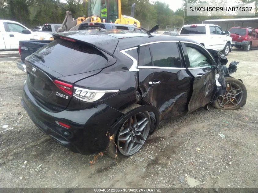 2017 Infiniti Qx30 Sport VIN: SJKCH5CP9HA024537 Lot: 40512236