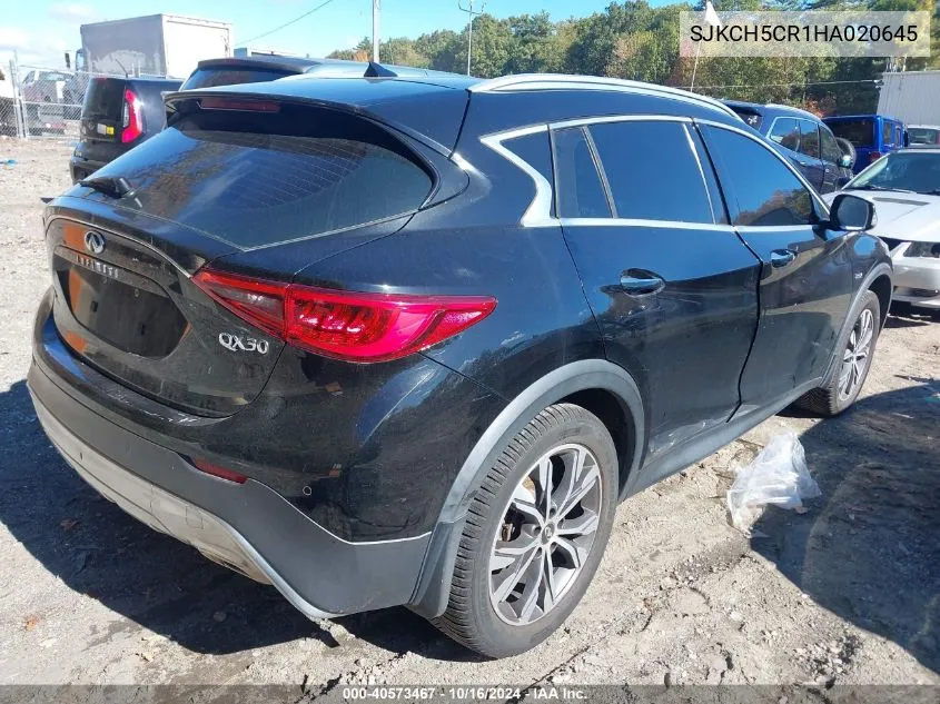 2017 Infiniti Qx30 Premium VIN: SJKCH5CR1HA020645 Lot: 40573467