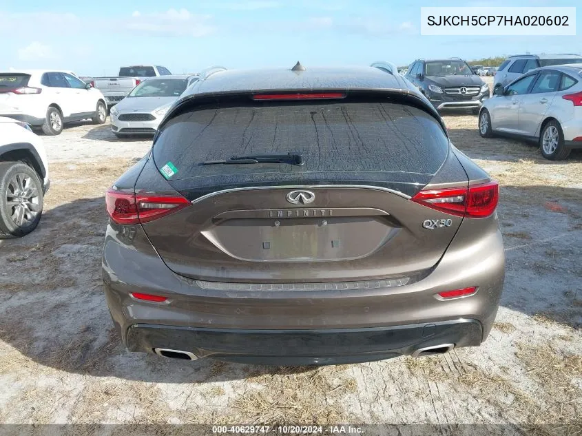 SJKCH5CP7HA020602 2017 Infiniti Qx30 Luxury/Premium/Sport