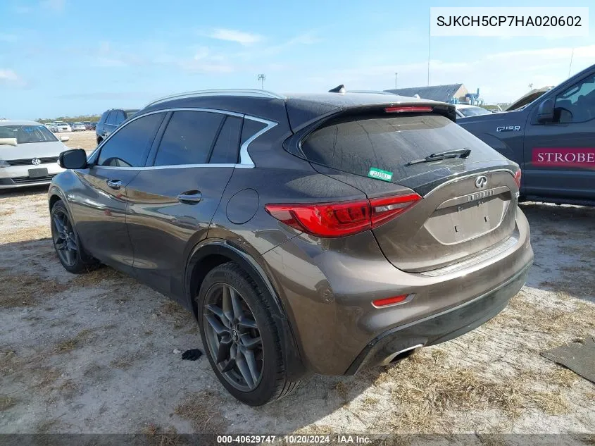 SJKCH5CP7HA020602 2017 Infiniti Qx30 Luxury/Premium/Sport