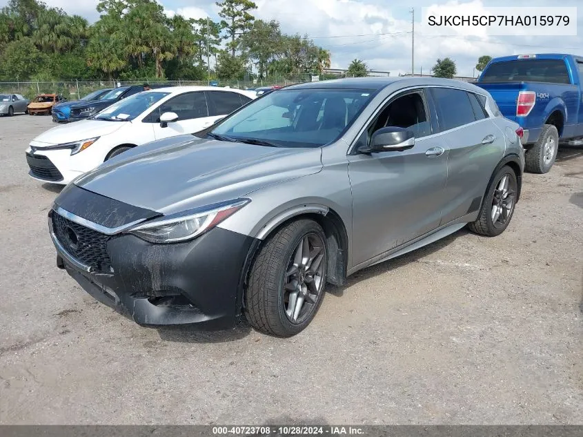 2017 Infiniti Qx30 Sport VIN: SJKCH5CP7HA015979 Lot: 40723708