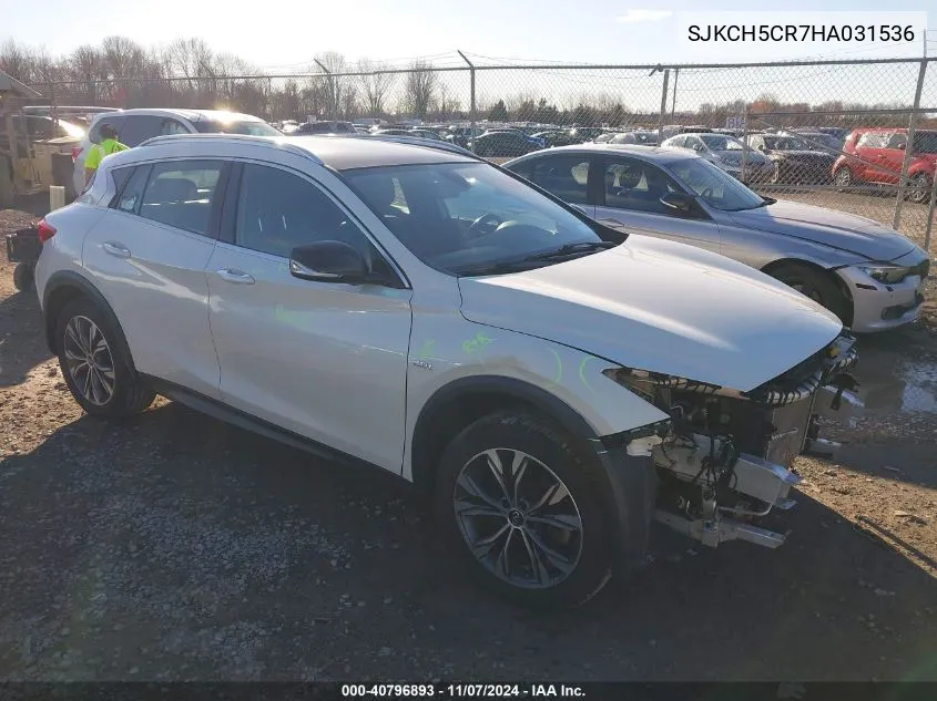 2017 Infiniti Qx30 Premium VIN: SJKCH5CR7HA031536 Lot: 40796893