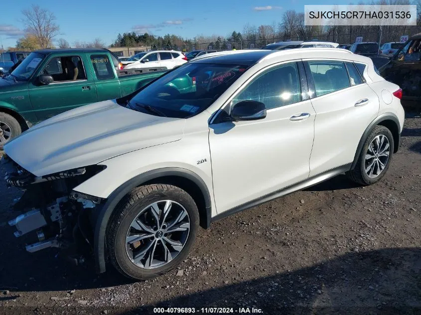 2017 Infiniti Qx30 Premium VIN: SJKCH5CR7HA031536 Lot: 40796893