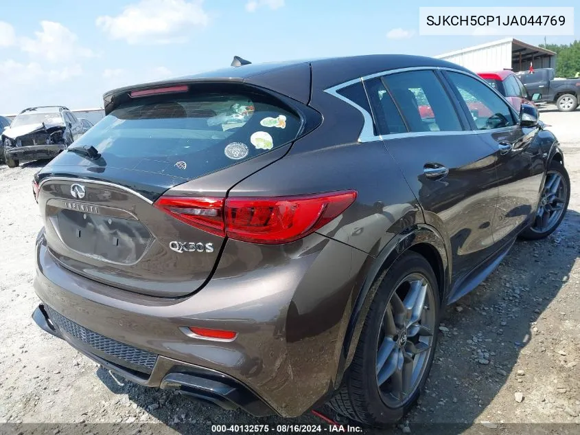 2018 Infiniti Qx30 Sport VIN: SJKCH5CP1JA044769 Lot: 40132575