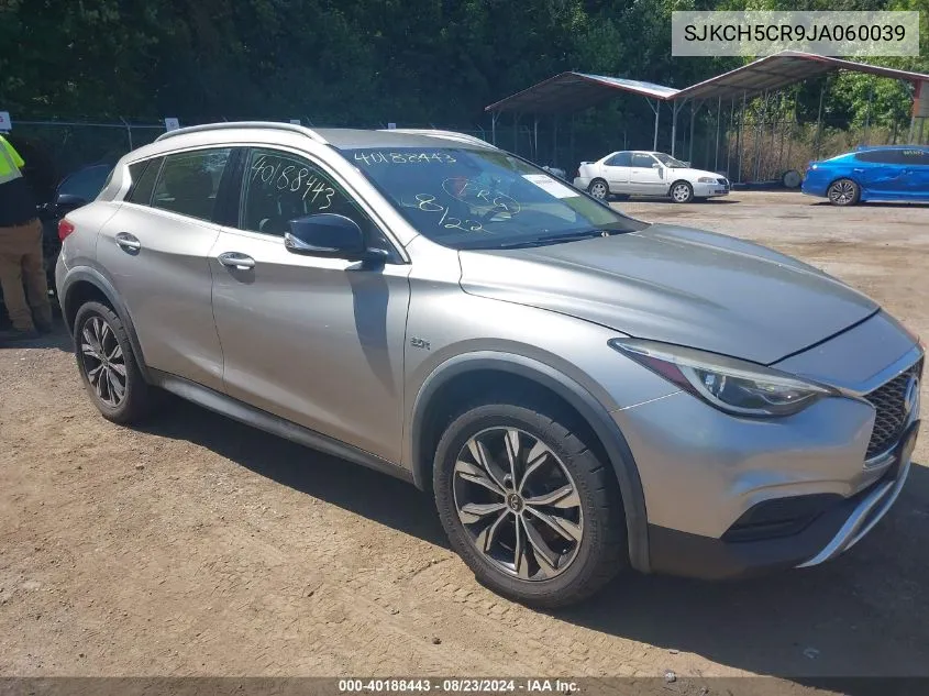 2018 Infiniti Qx30 Luxury VIN: SJKCH5CR9JA060039 Lot: 40188443